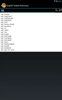 English Turkish Dictionary android App screenshot 2