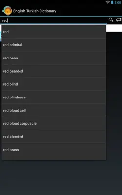 English Turkish Dictionary android App screenshot 3